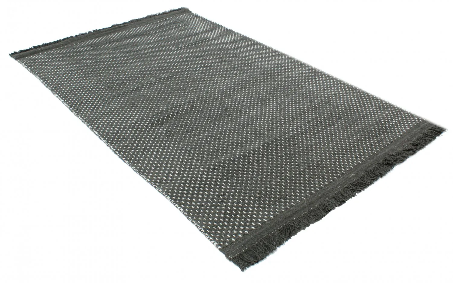 Uldtæppe - Clovelly (Mørk grå)