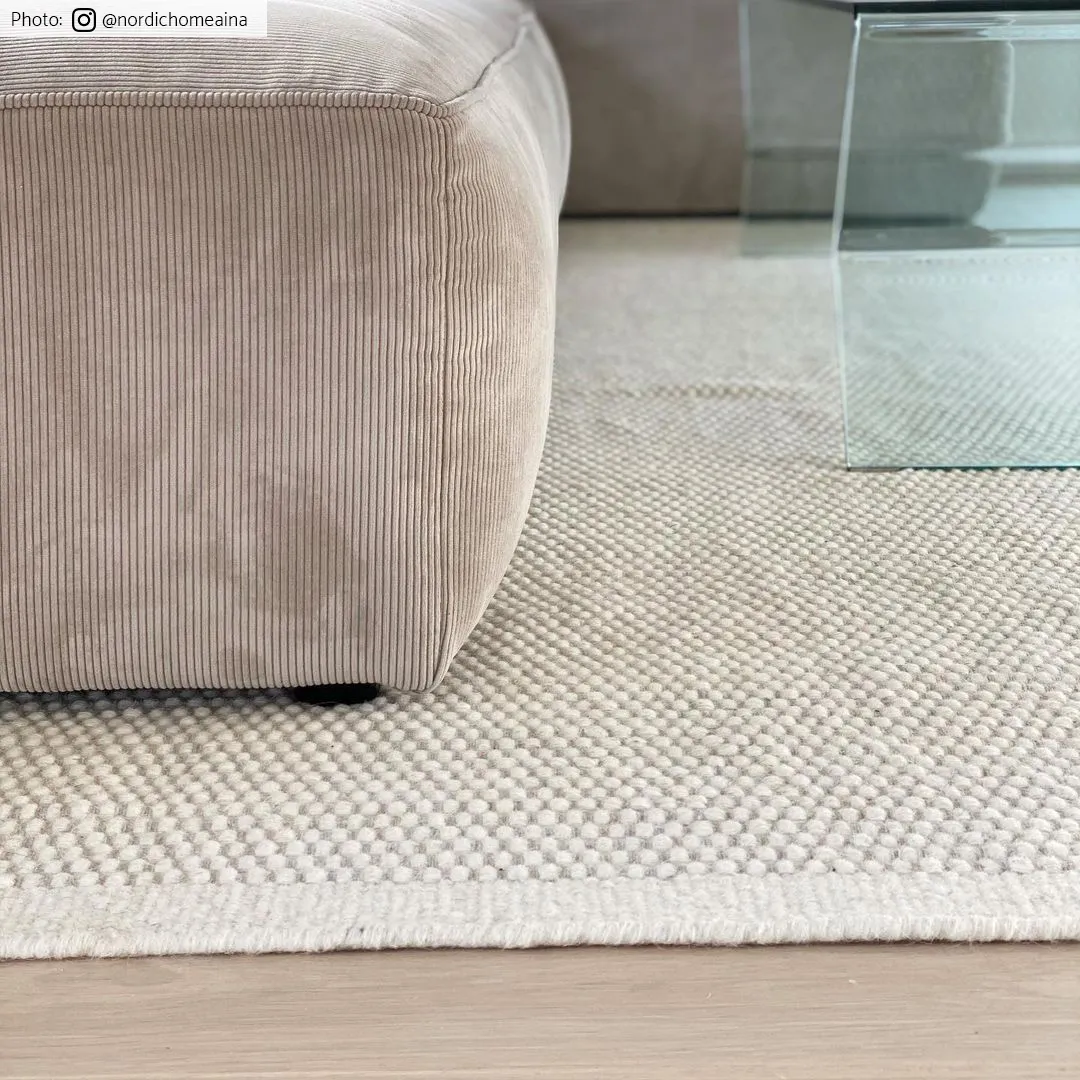 Uldtæppe - Coastal (creme)