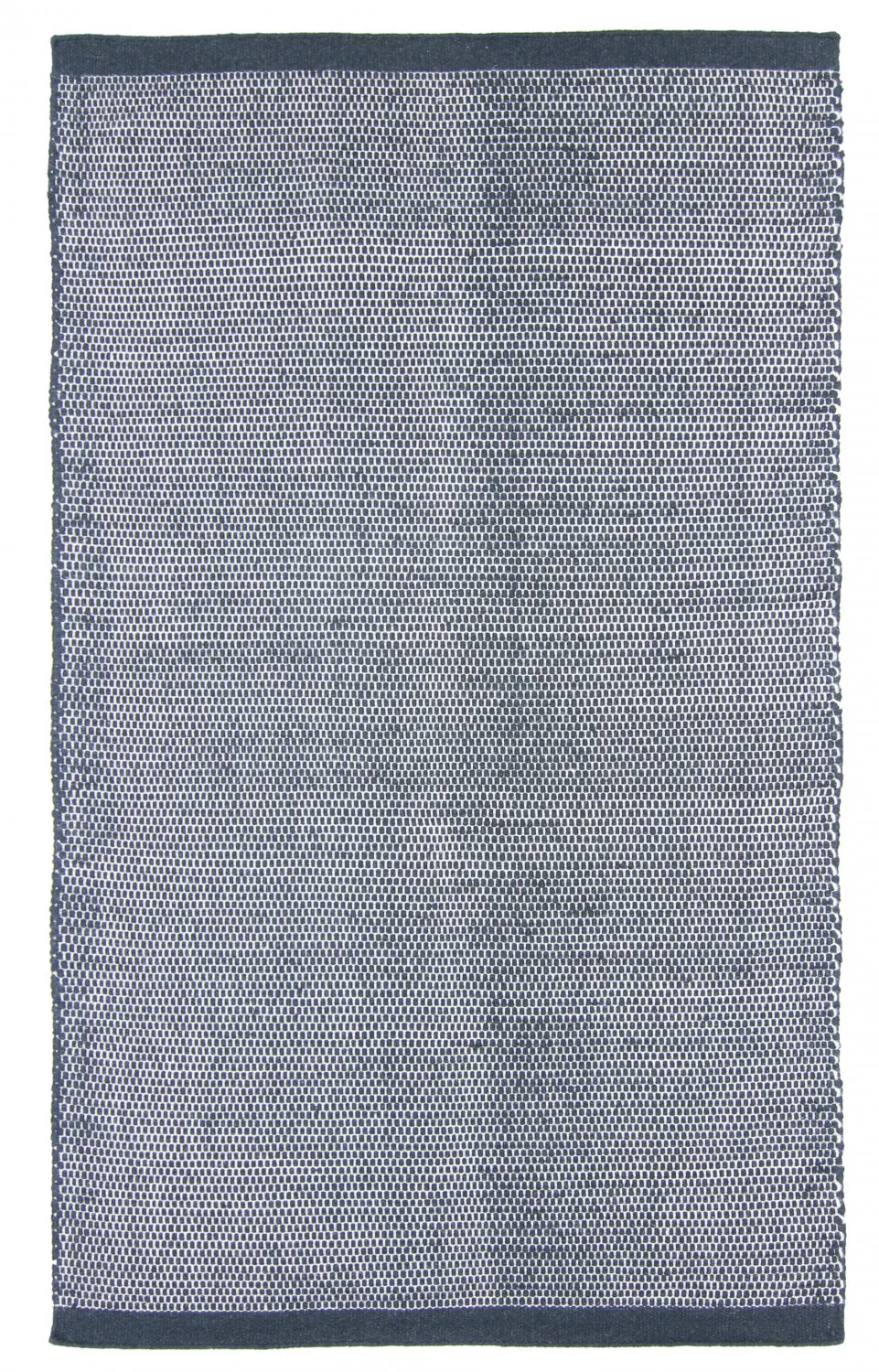 Uldtæppe - Coastal (sort/hvid)