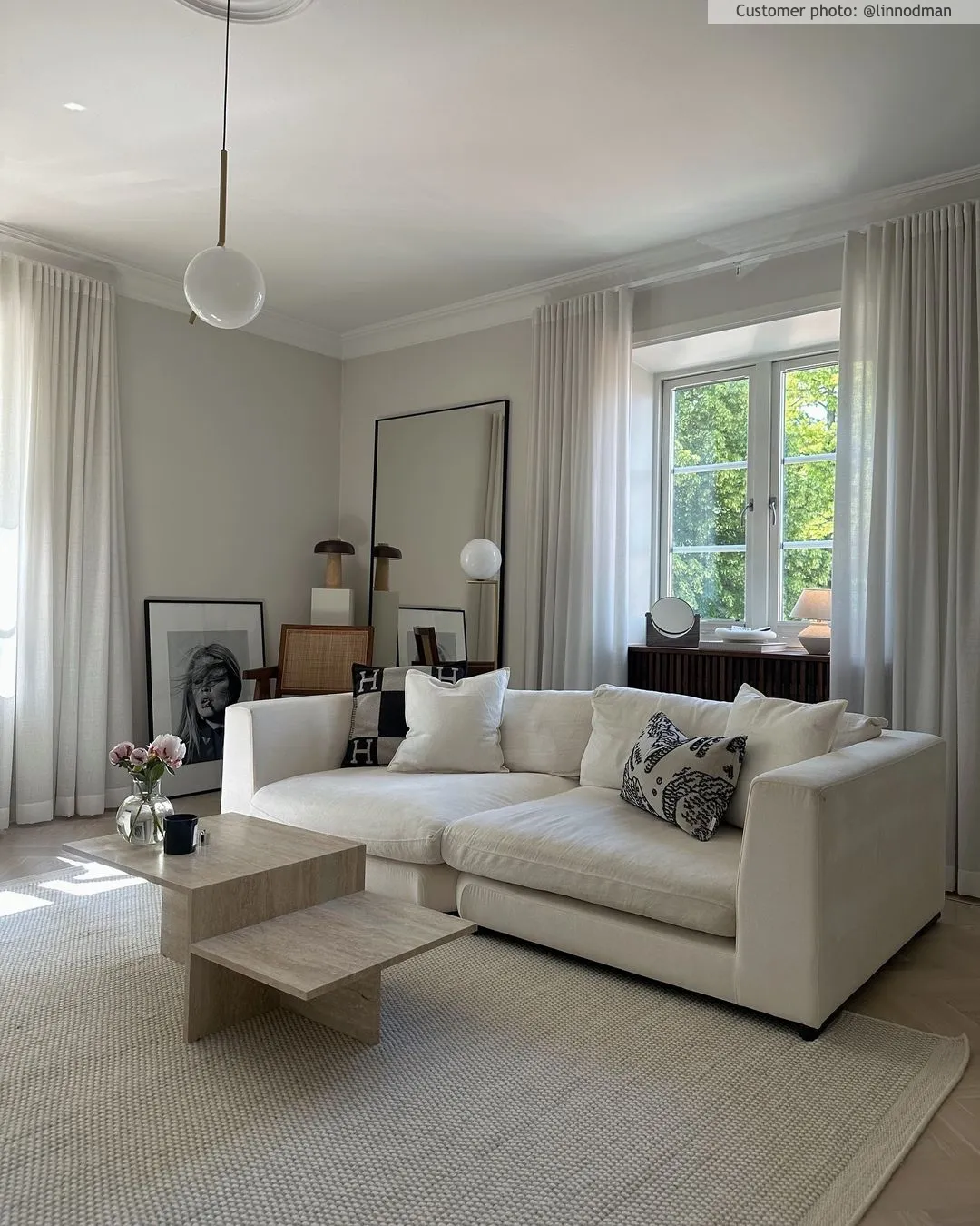 Uldtæppe - Coastal (creme)