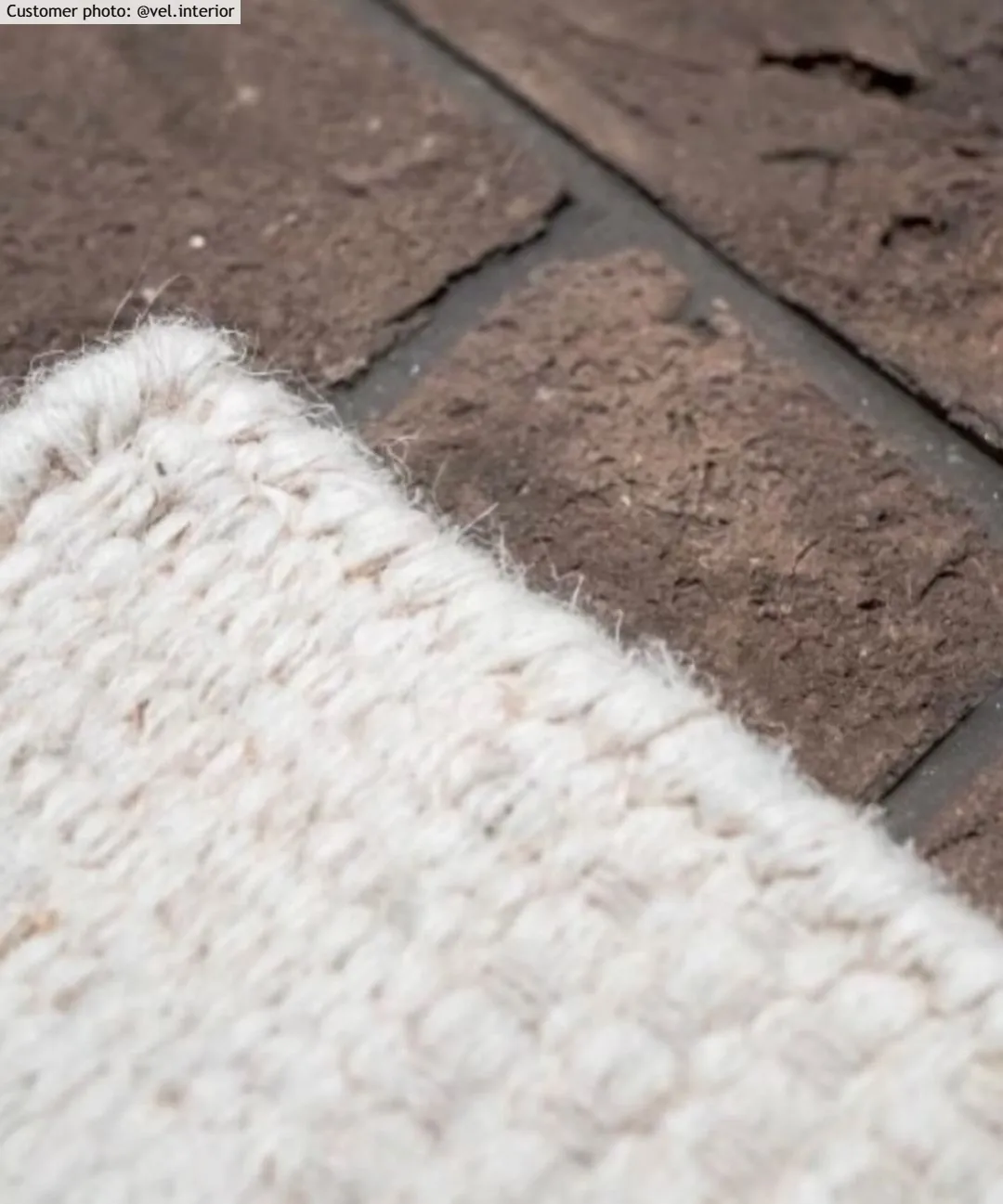 Uldtæppe - Coastal (creme)