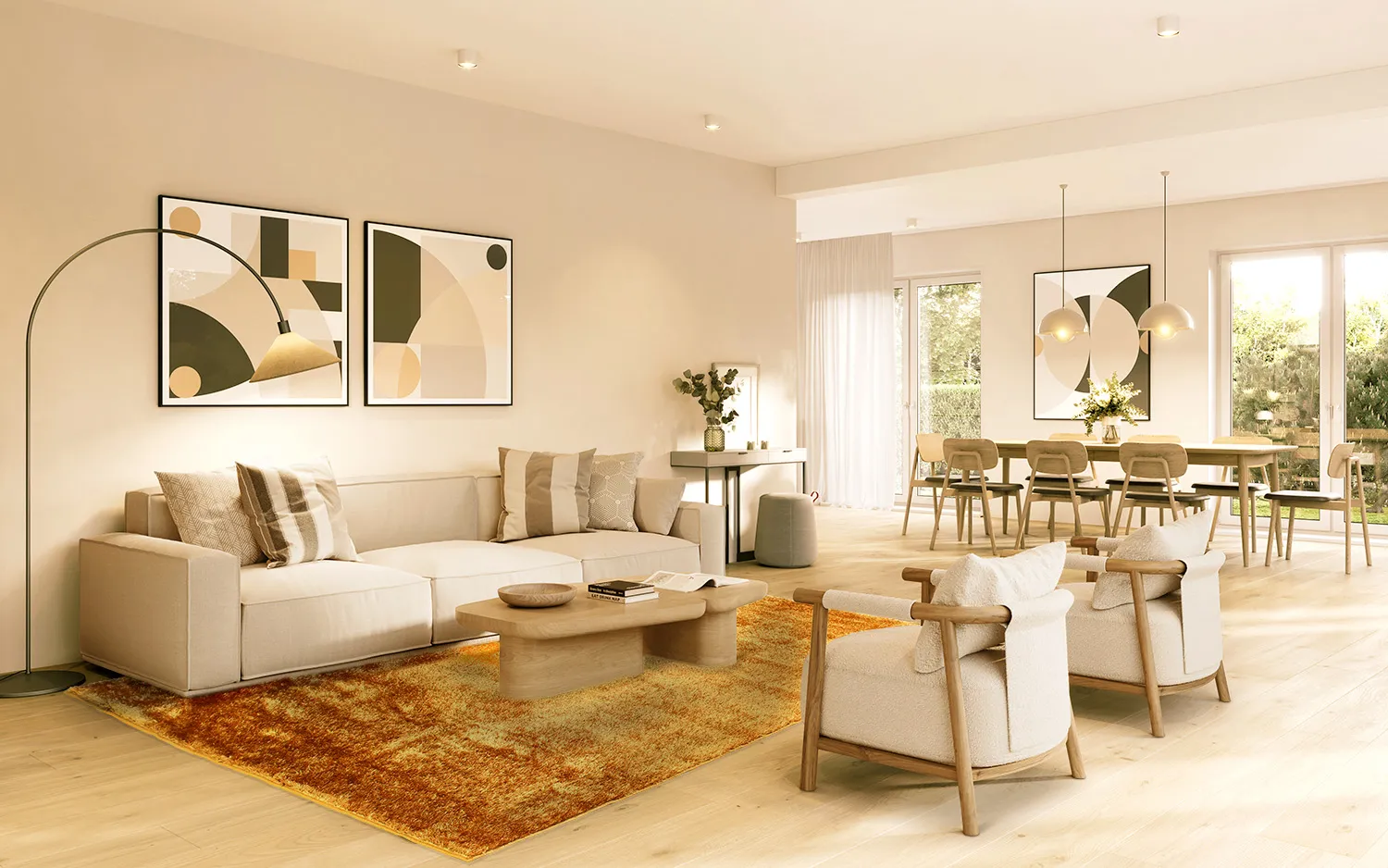 Ryatæpper - Cosy (ocher)