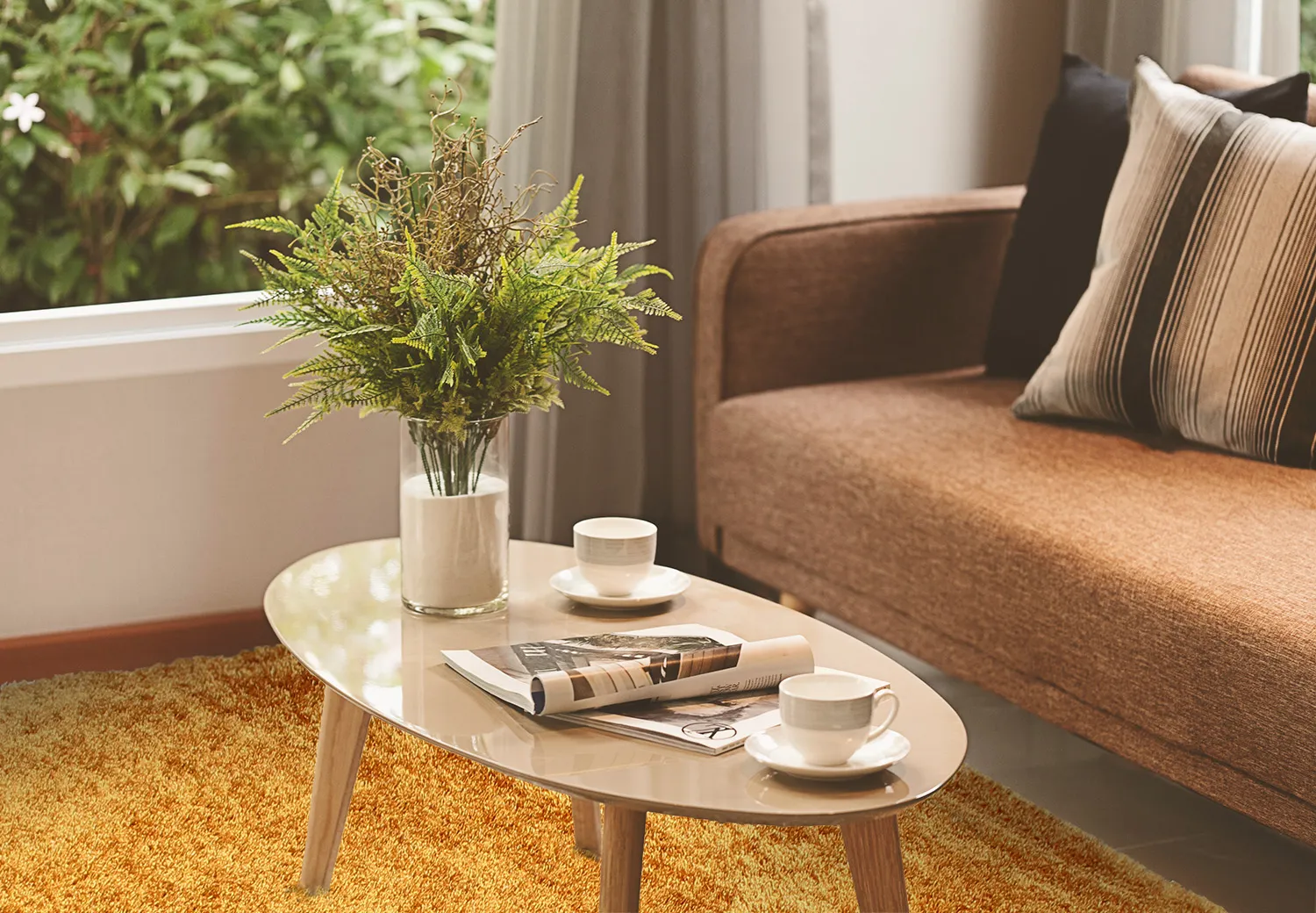 Ryatæpper - Cosy (ocher)