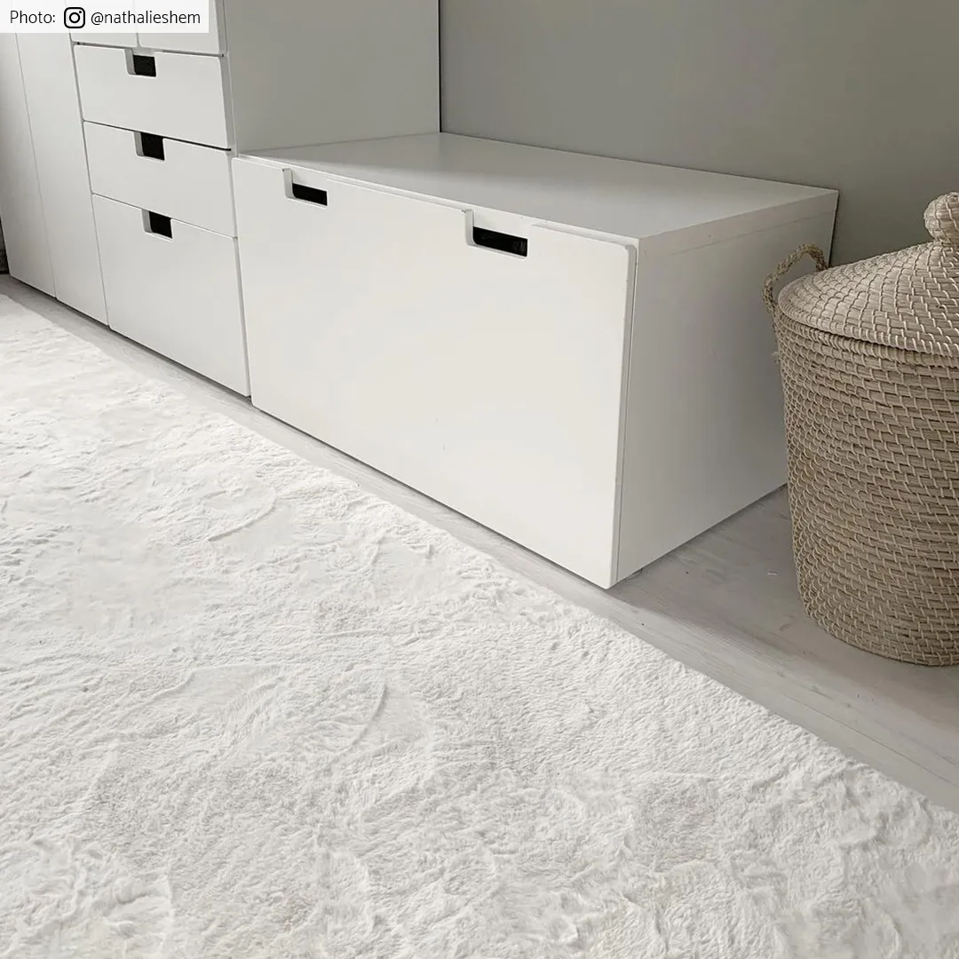 Ryatæpper - Aranga Super Soft Fur (hvid)