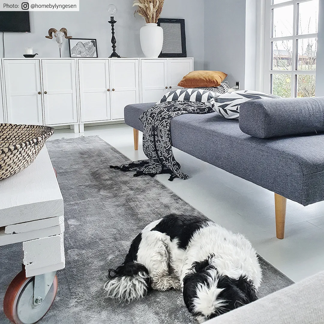 Wilton-tæppe - Art Silk (grå)