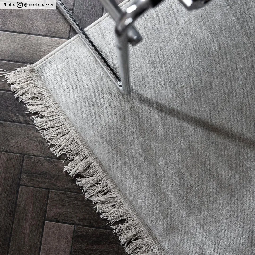 Wilton-tæppe - Art Silk (lysegrå/beige)