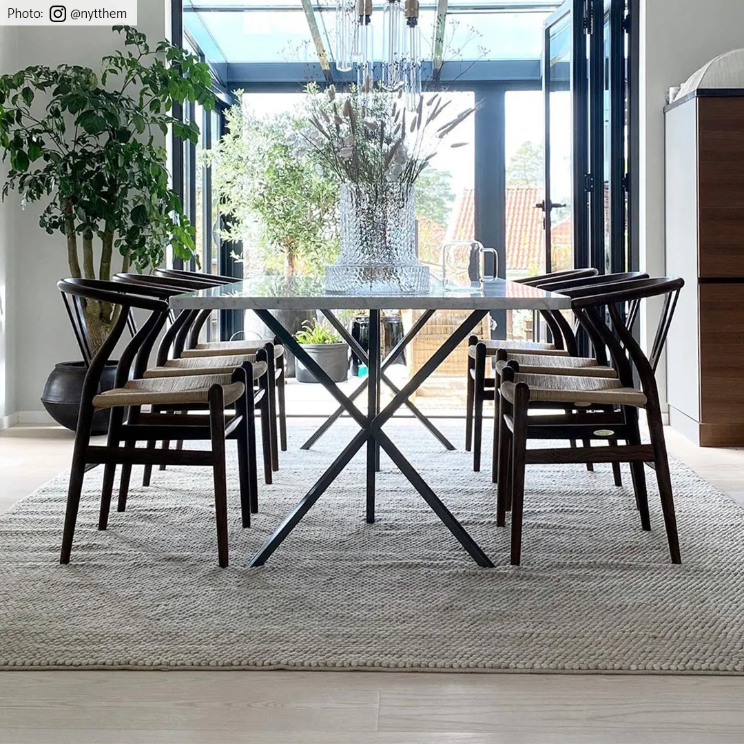 Uldtæppe - Avafors Wool Bubble (beige)