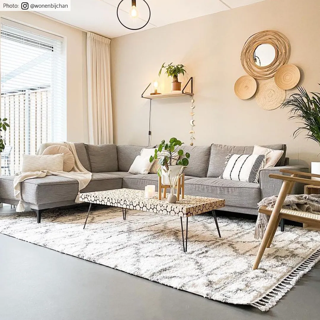 Ryatæpper - Azuay (beige)