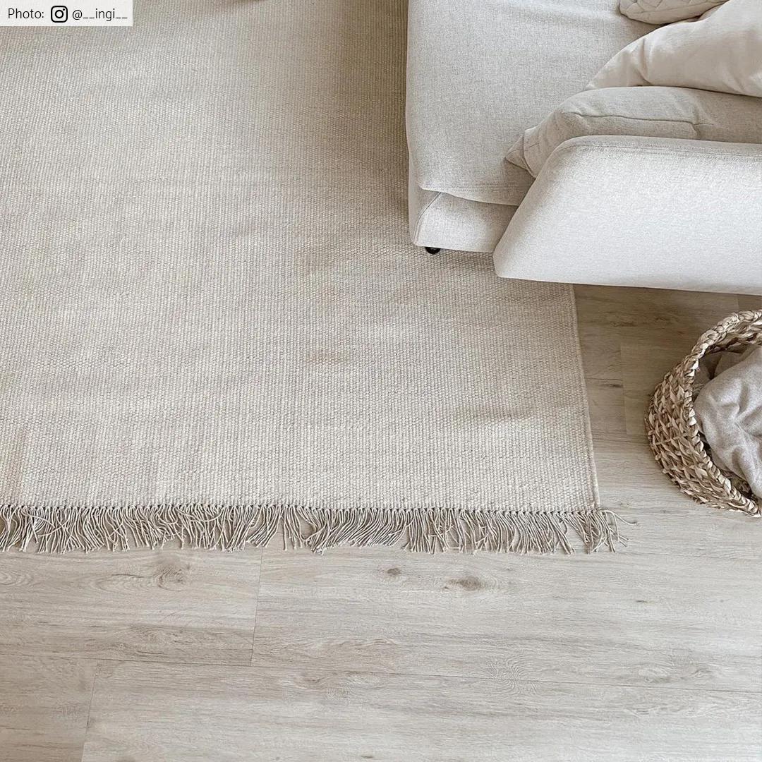 Uldtæppe - Bibury (cream)