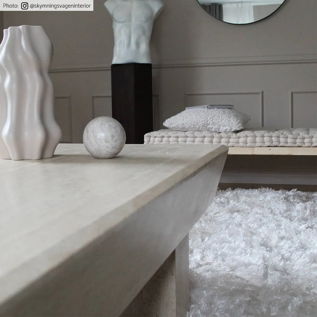 Ryatæpper - Janjira (hvid)