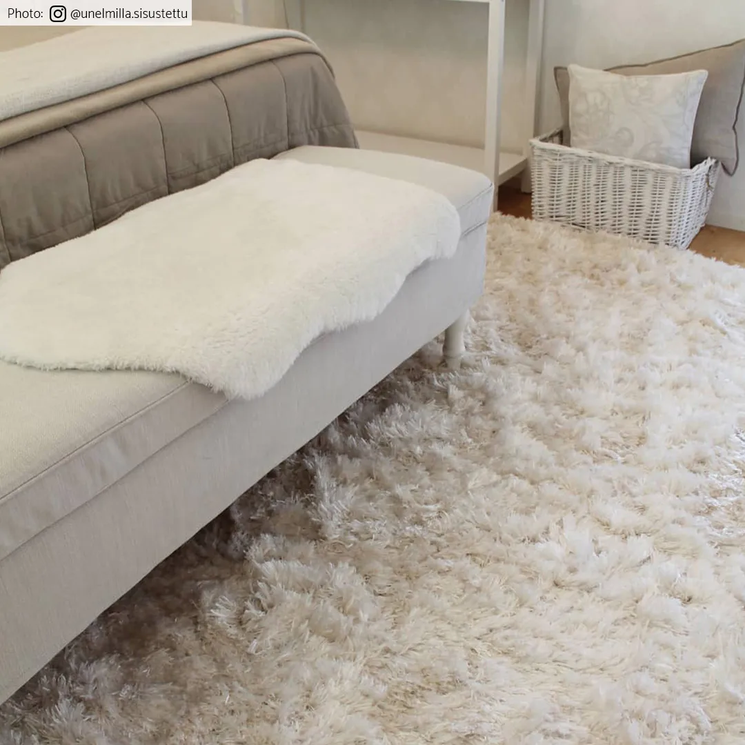 Ryatæpper - Janjira (hvid)