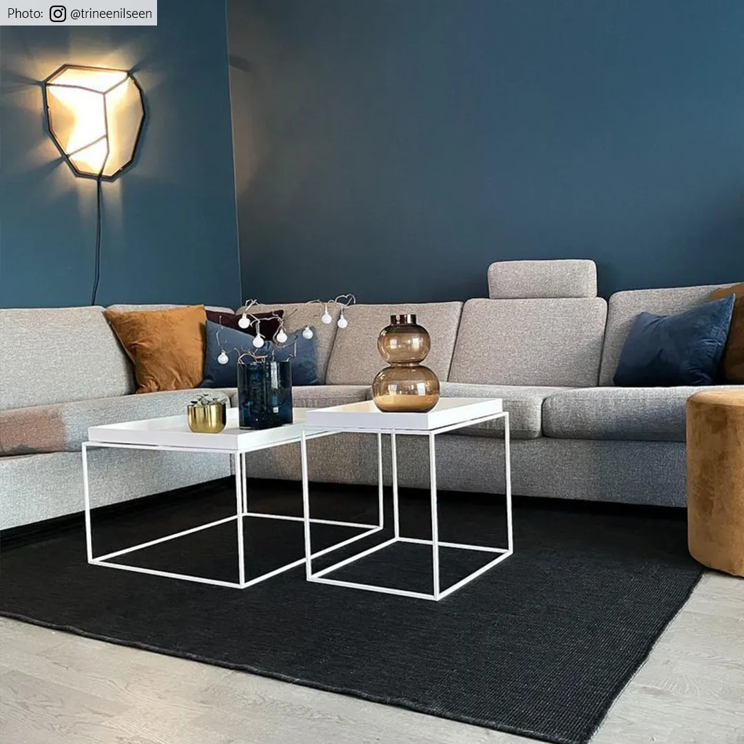 Tæpper til indendørs/udendørs brug - Monsanto (antracit)