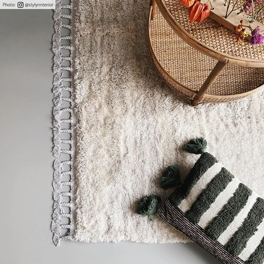 Ryatæpper - Orellana (beige)