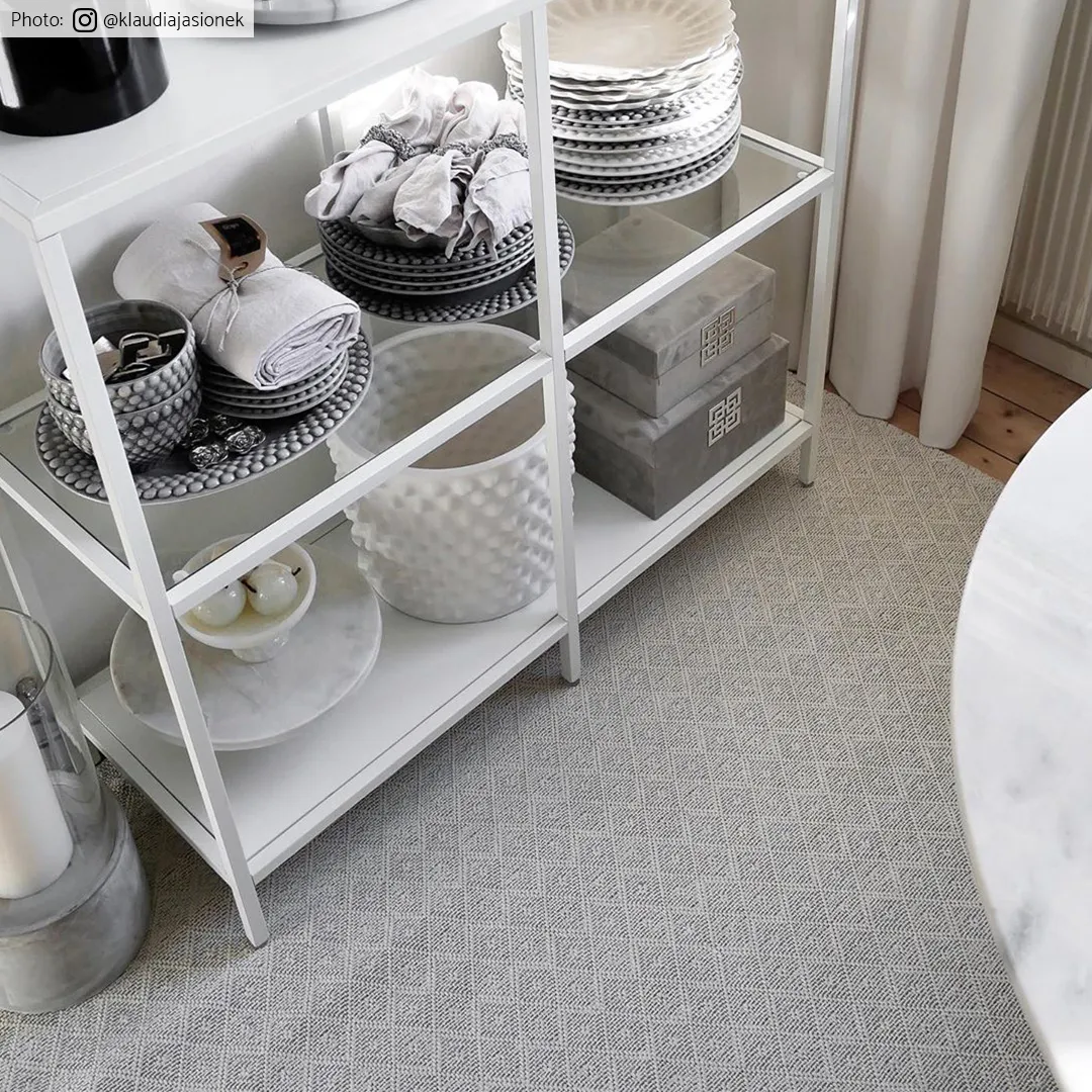 Bomuldstæppe - Saltnes (beige)