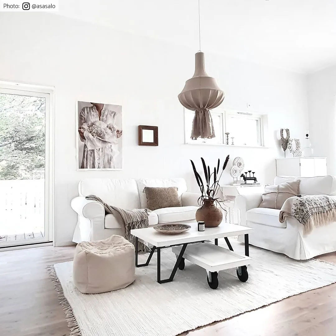 Kludetæppe - Silje (hvid)