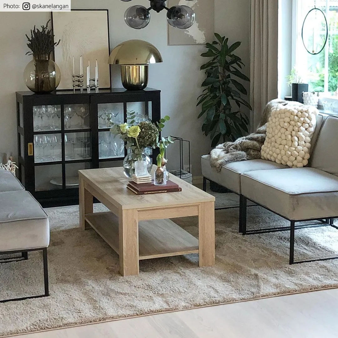 Ryatæpper - Soft Shine (beige)