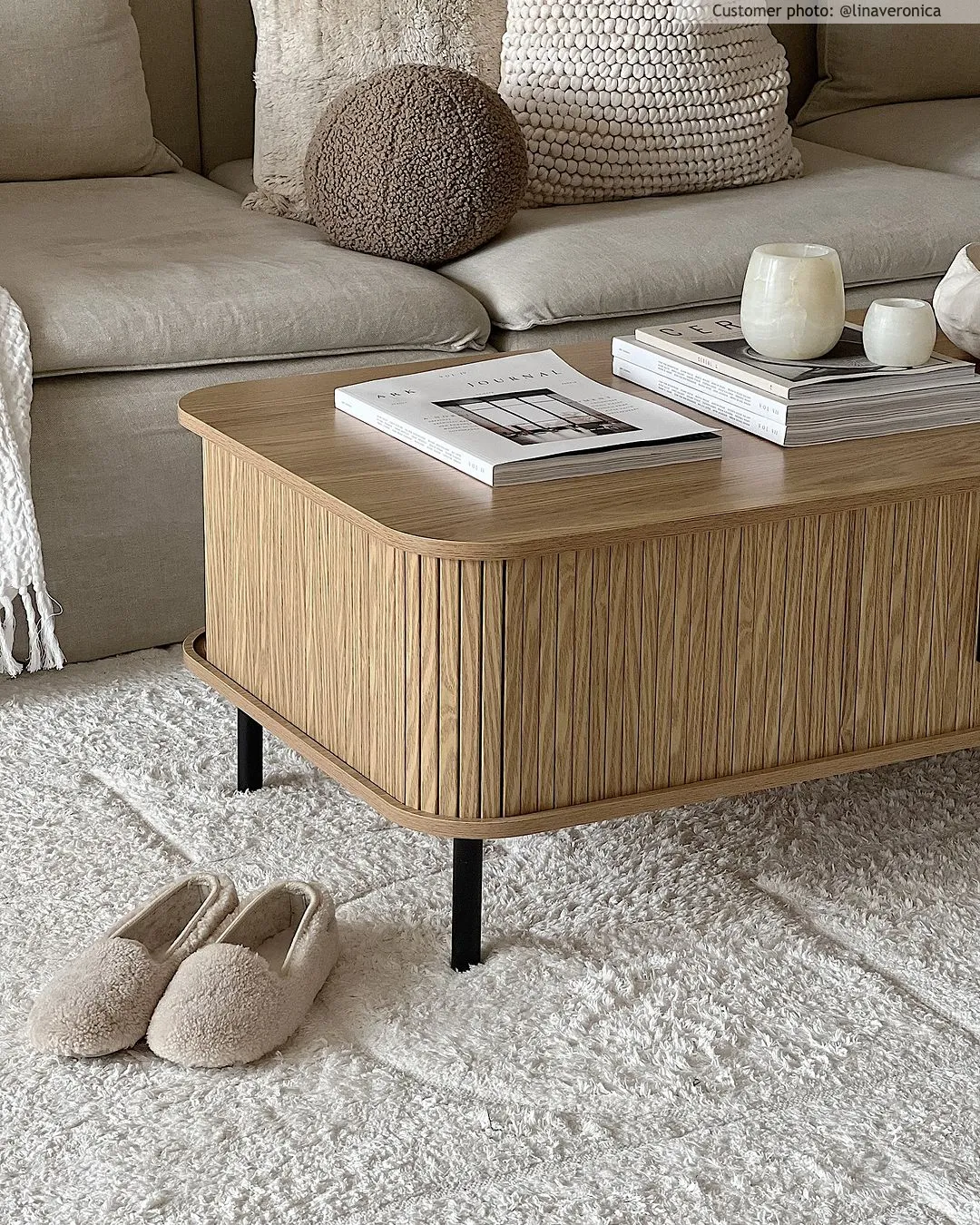 Ryatæpper - Cremona Natural Cotton Shaggy (offwhite)