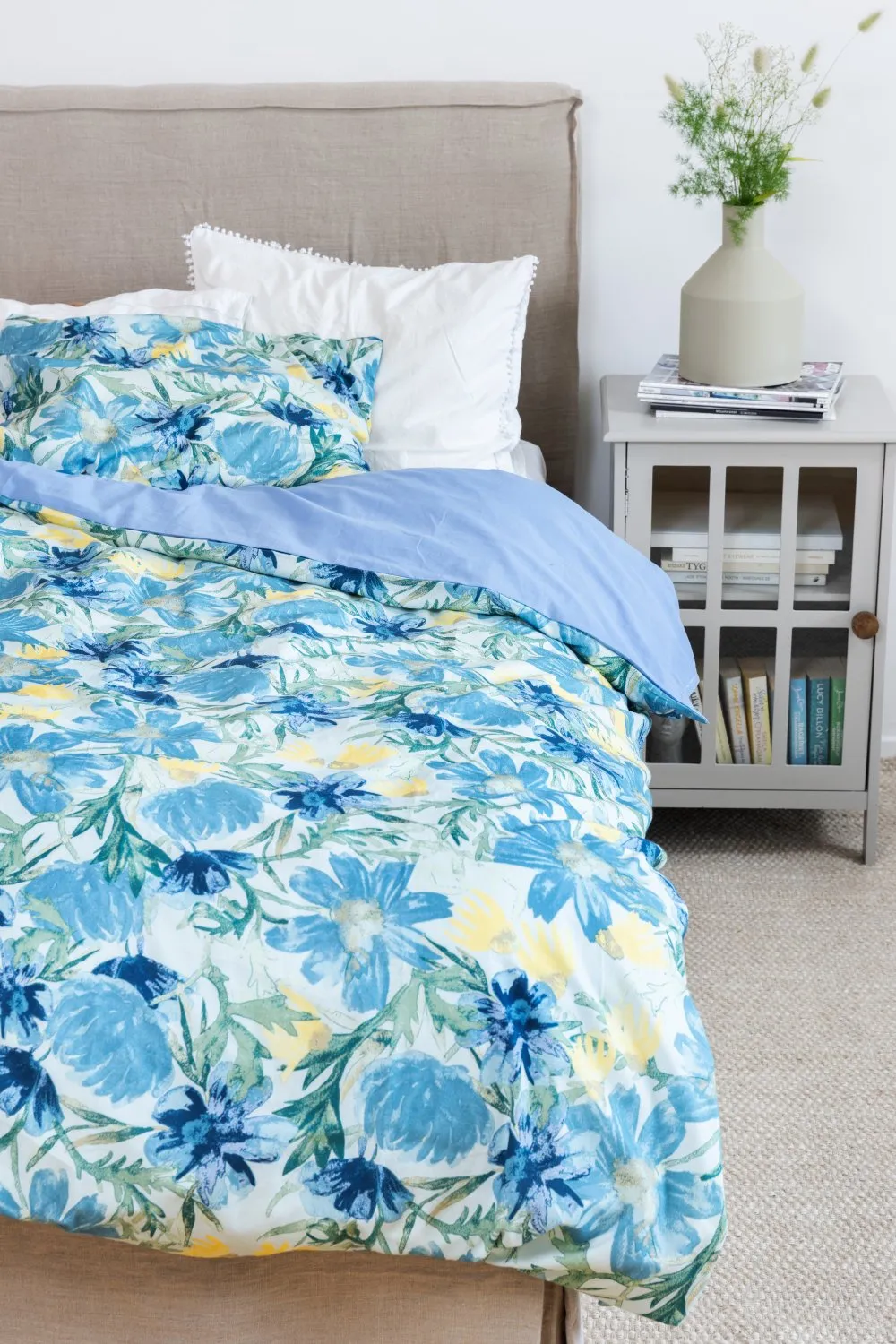 Sengelinned - Cutie (blå)