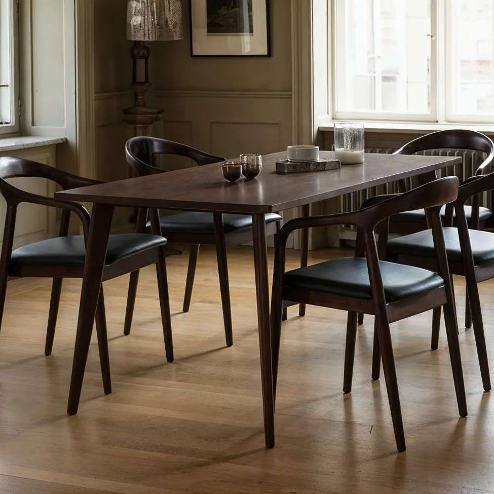 Spisebord - Nordisk - 180 x 70 cm (valnød)