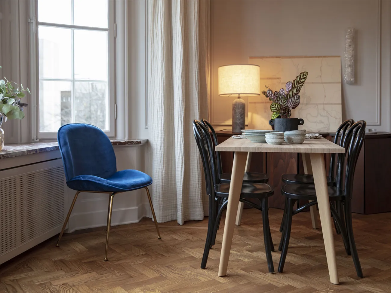 Spisebord - Nordisk - 120 x 70 cm (egetræ)