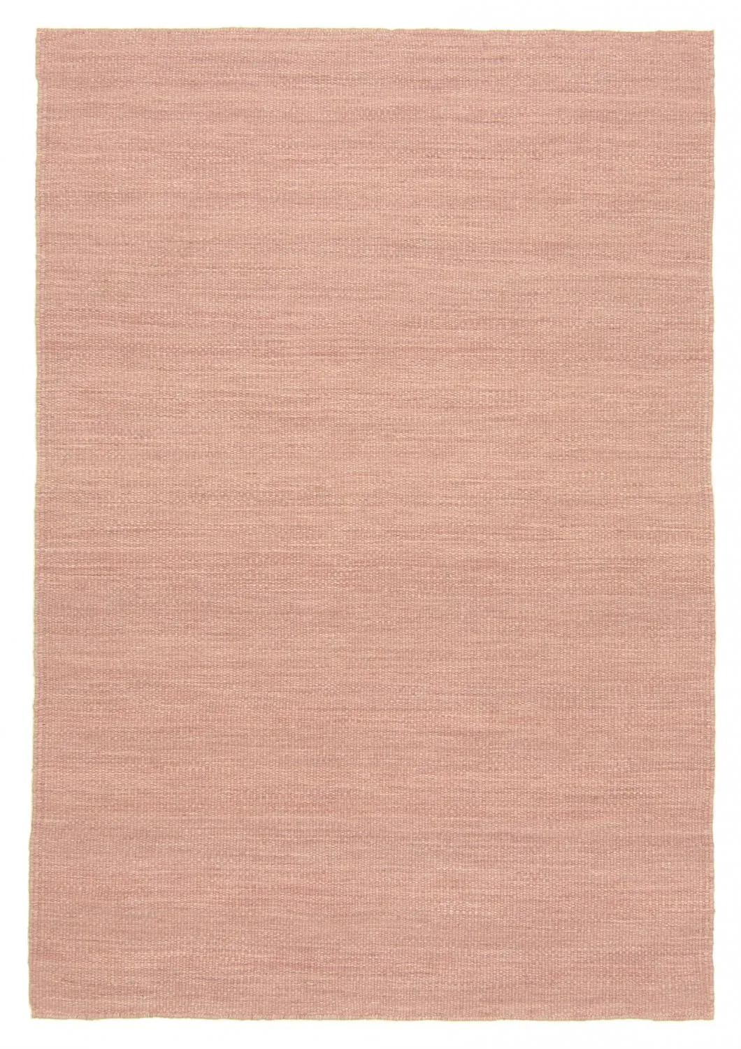 Uldtæppe - Dhurry (lyserød)
