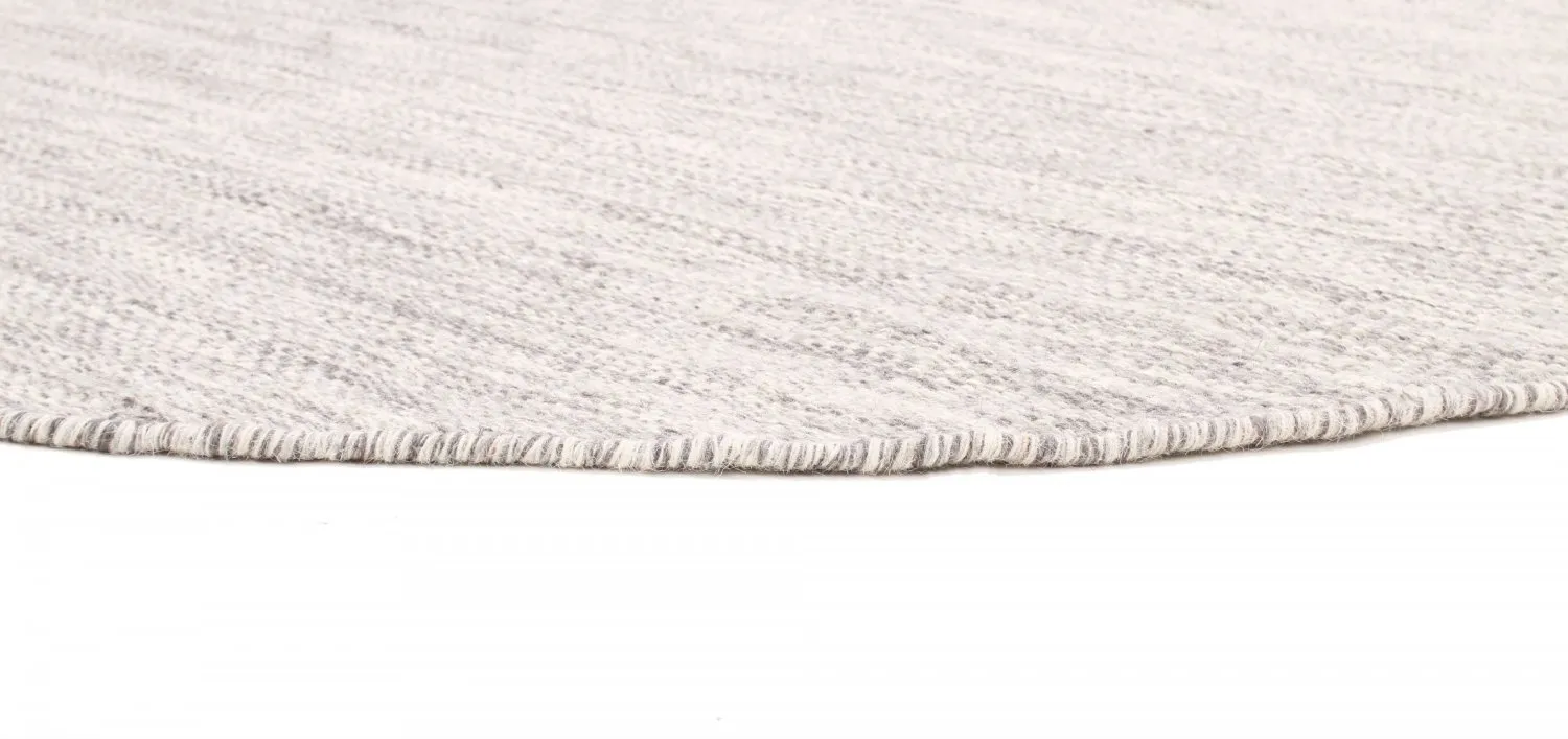 Runde tæpper - Dhurry (grå)