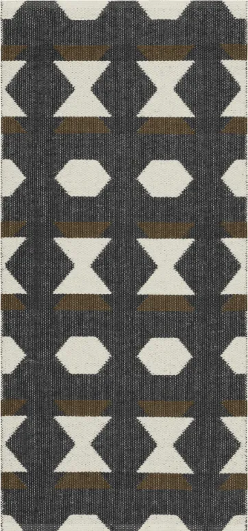 Plasttæpper - Horredstæppet Disa (sort)