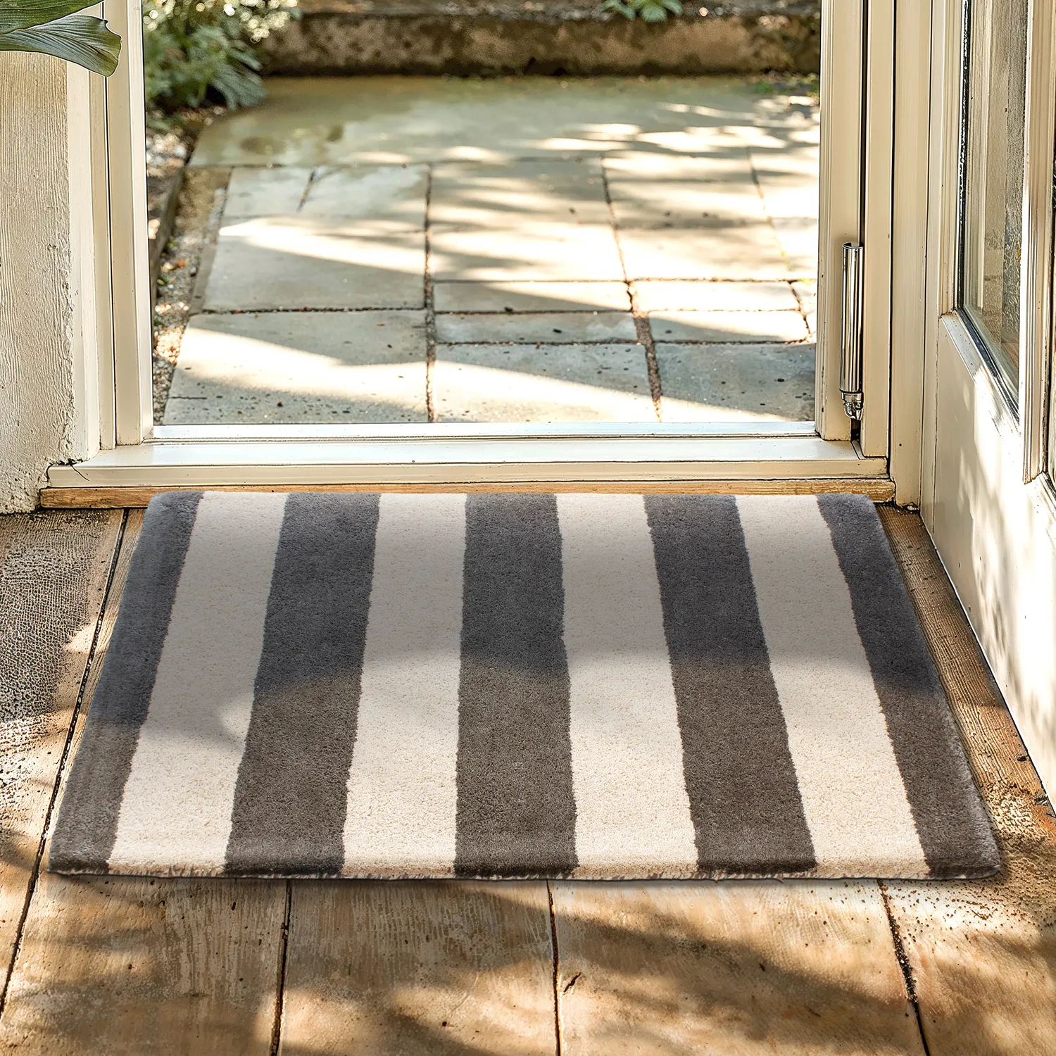 Dørmåtte - Maida (grå/beige)