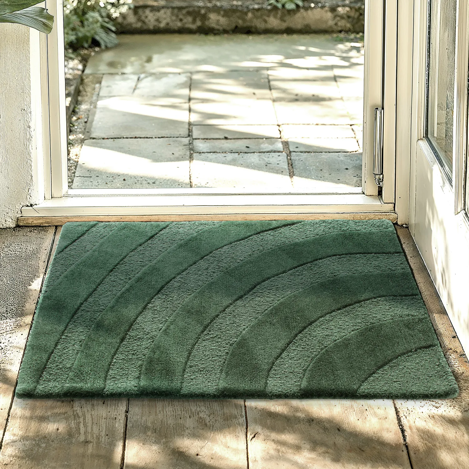 Dørmåtte - Tielo (mørkegrøn)
