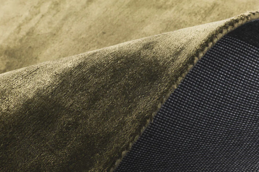 Viscose-tæppe - Jodhpur Special Luxury Edition (olivengrøn)