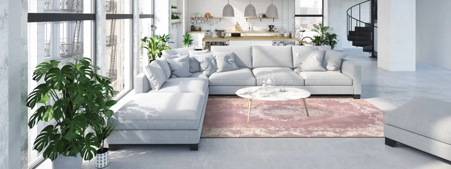 Wilton-tæppe - Nefta (lyserød)