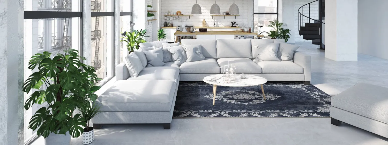 Wilton-tæppe - Nefta (sort)