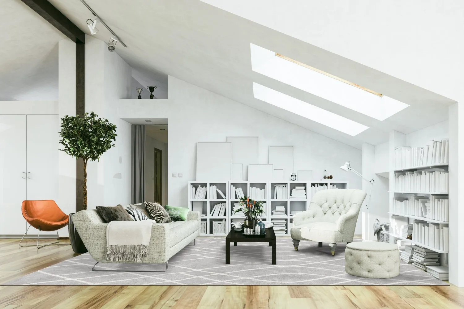 Wilton-tæppe - Anamur (grå)