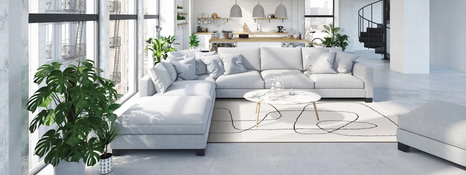 Wilton-tæppe - Rosetta (grå)