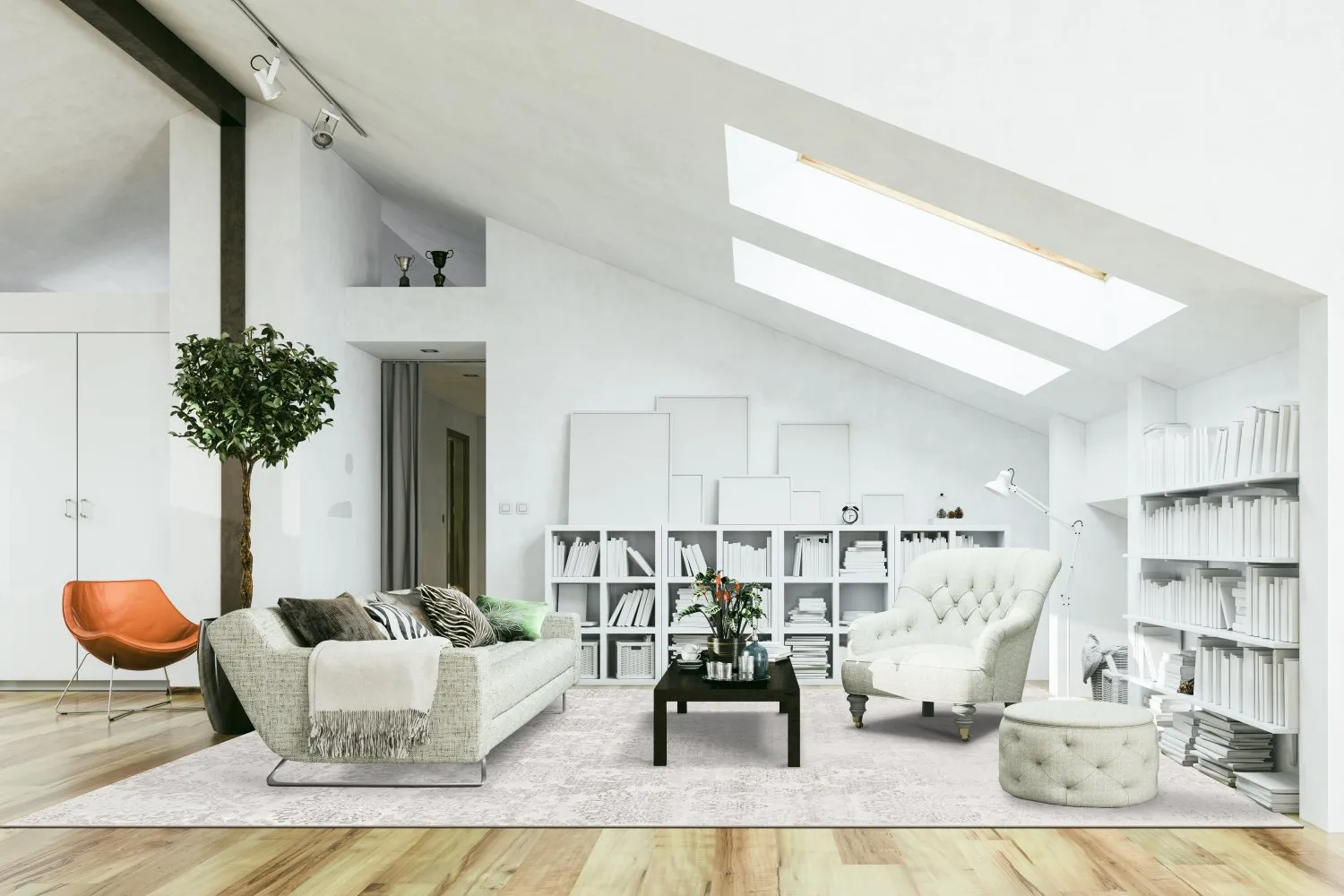 Wilton-tæppe - Abyar (grå)