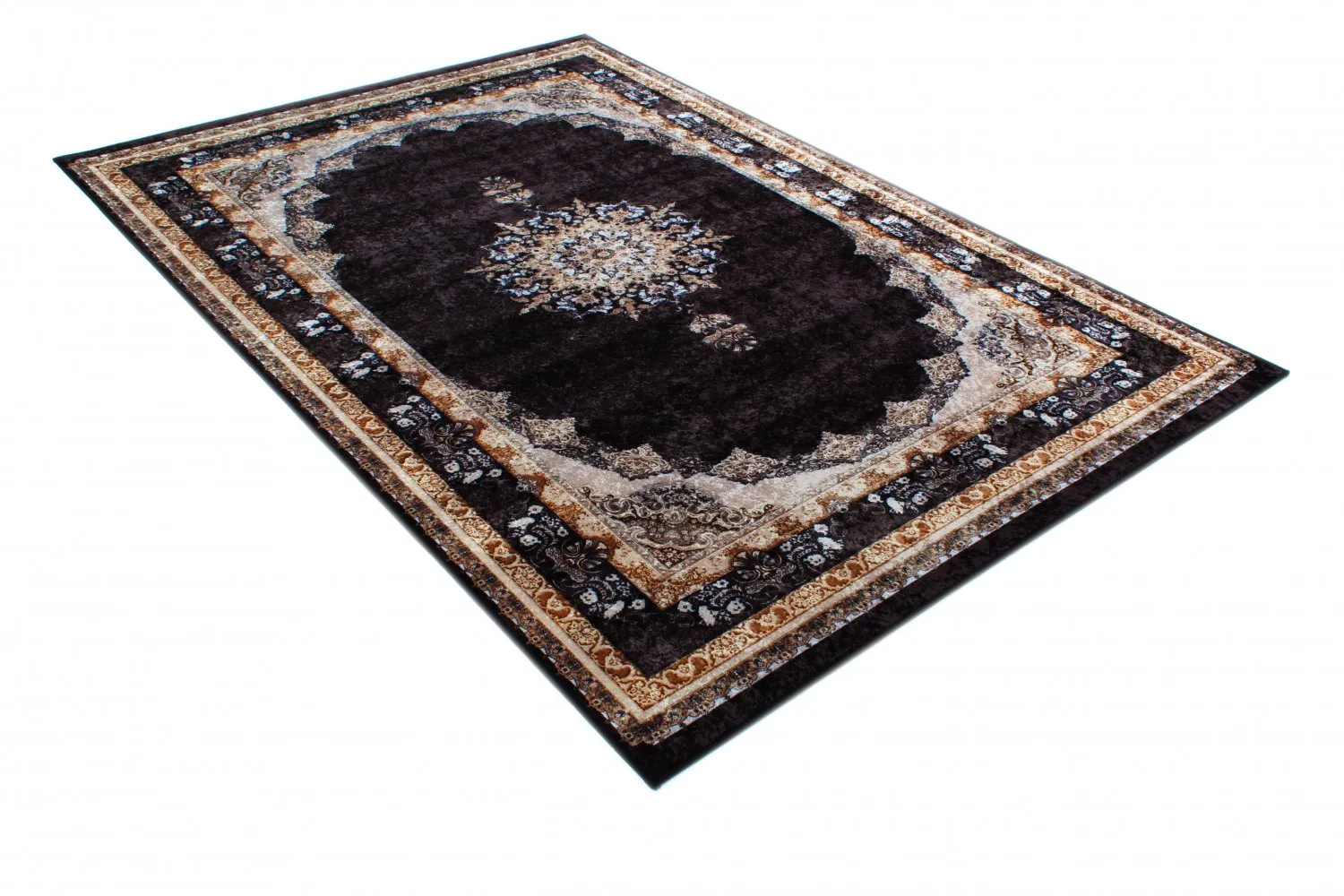 Wilton-tæppe - Lukla (sort)