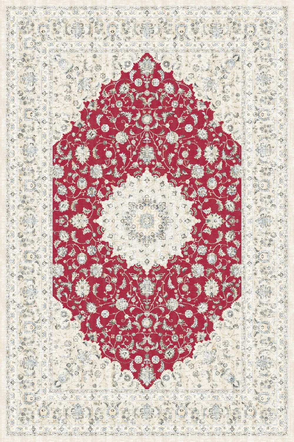Wilton-tæppe - Arabella (rød)