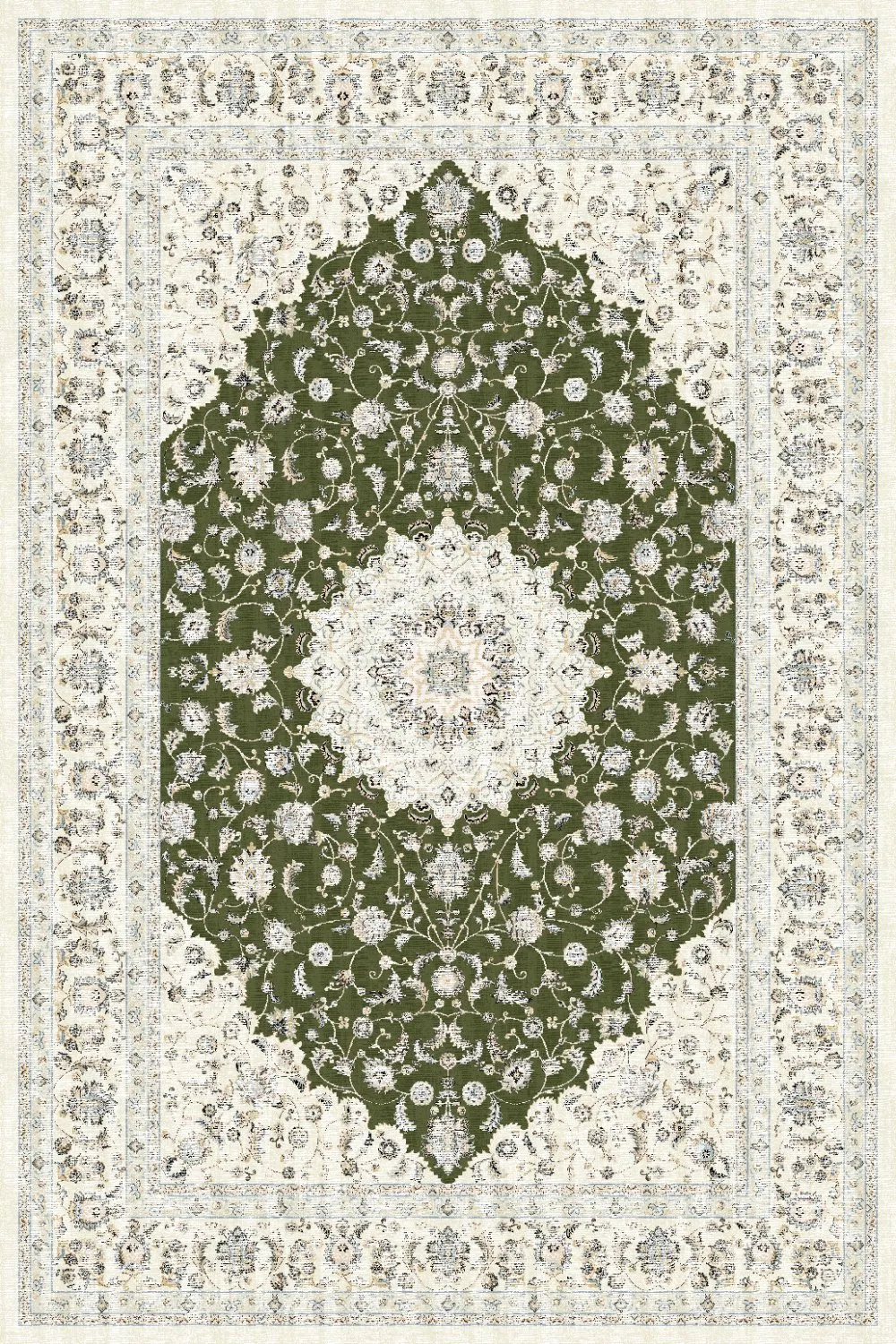Wilton-tæppe - Arabella (grøn)