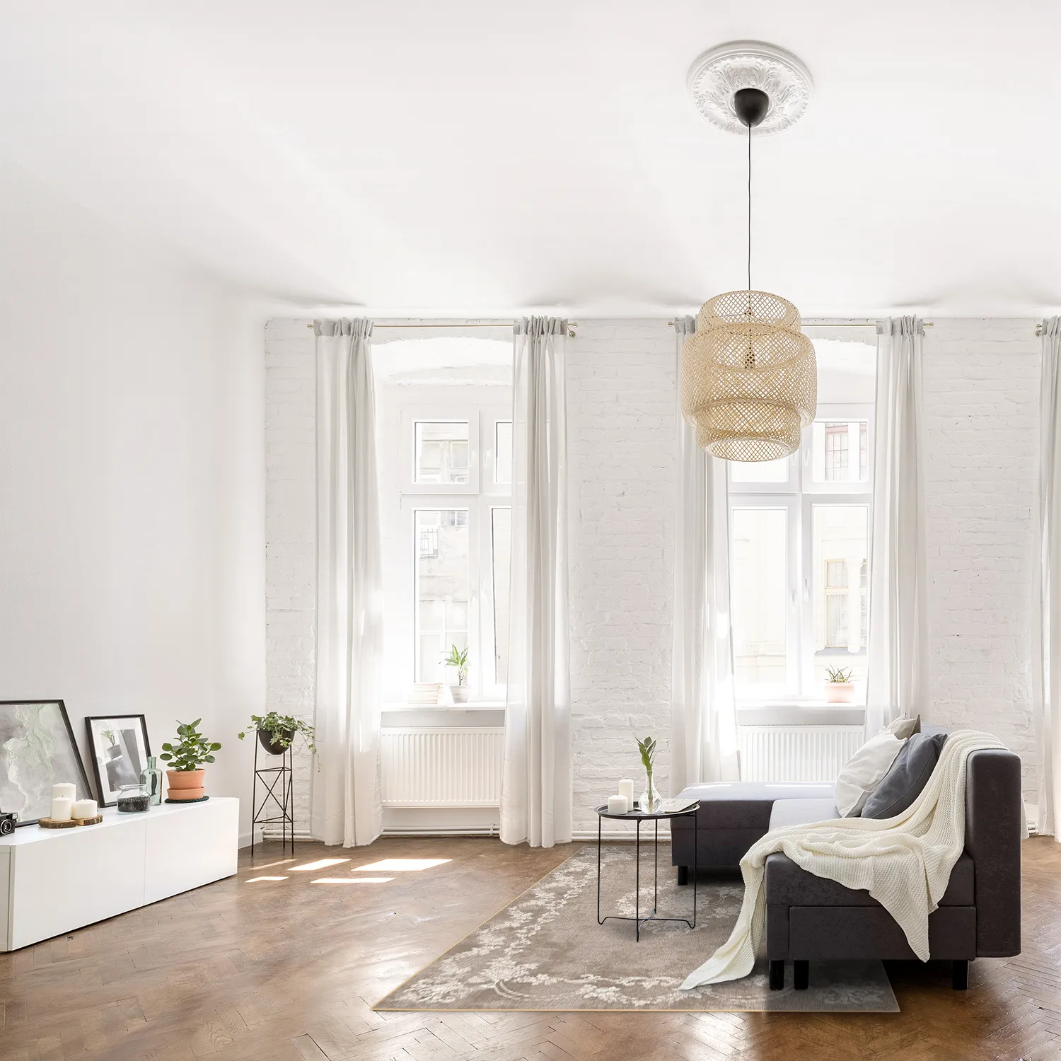 Wilton-tæppe - Taknis (taupe)