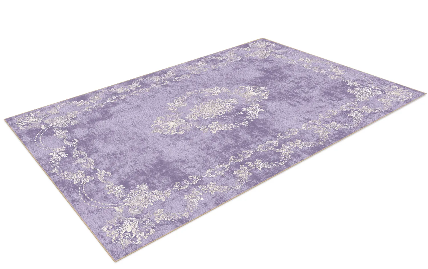 Wilton-tæppe - Taknis (lys lilla)