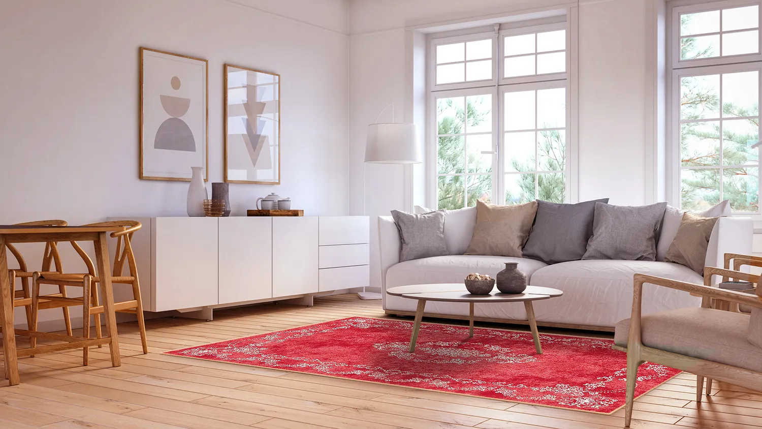 Wilton-tæppe - Taknis (cherry)