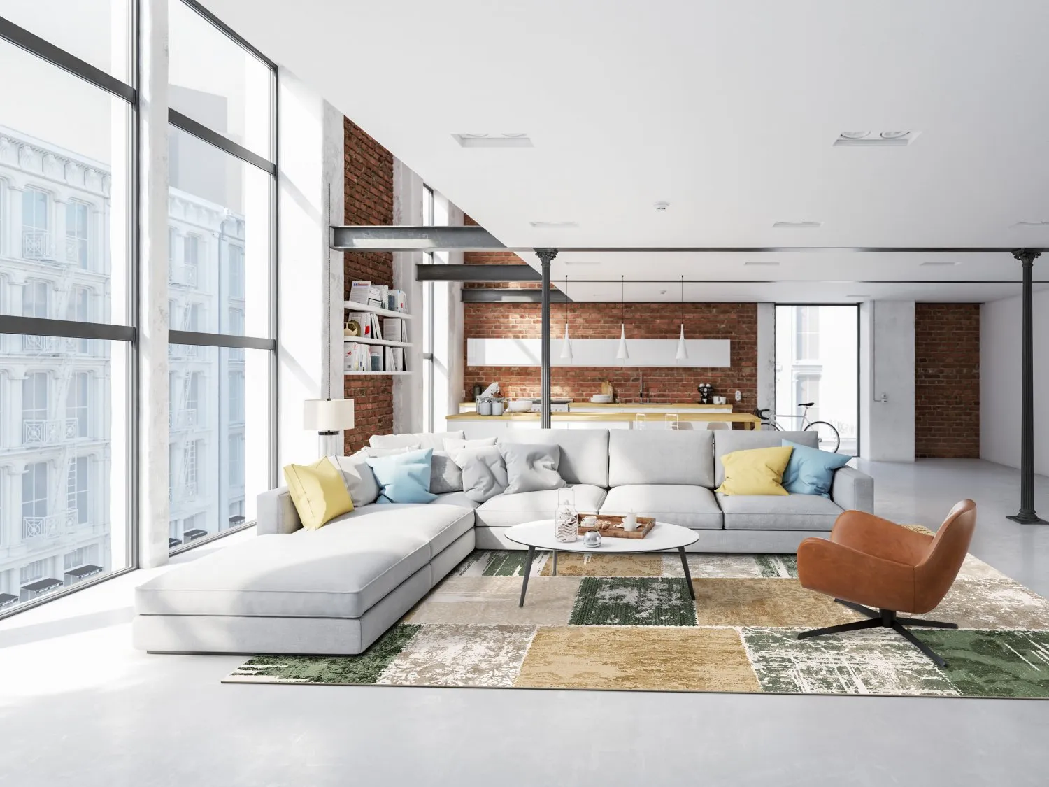 Wilton-tæppe - Ephesus (grøn)