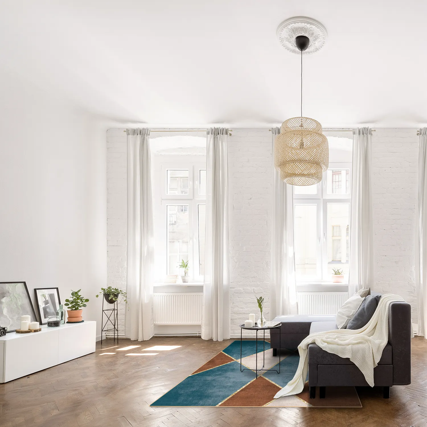 Wilton-tæppe - Esti (multi)