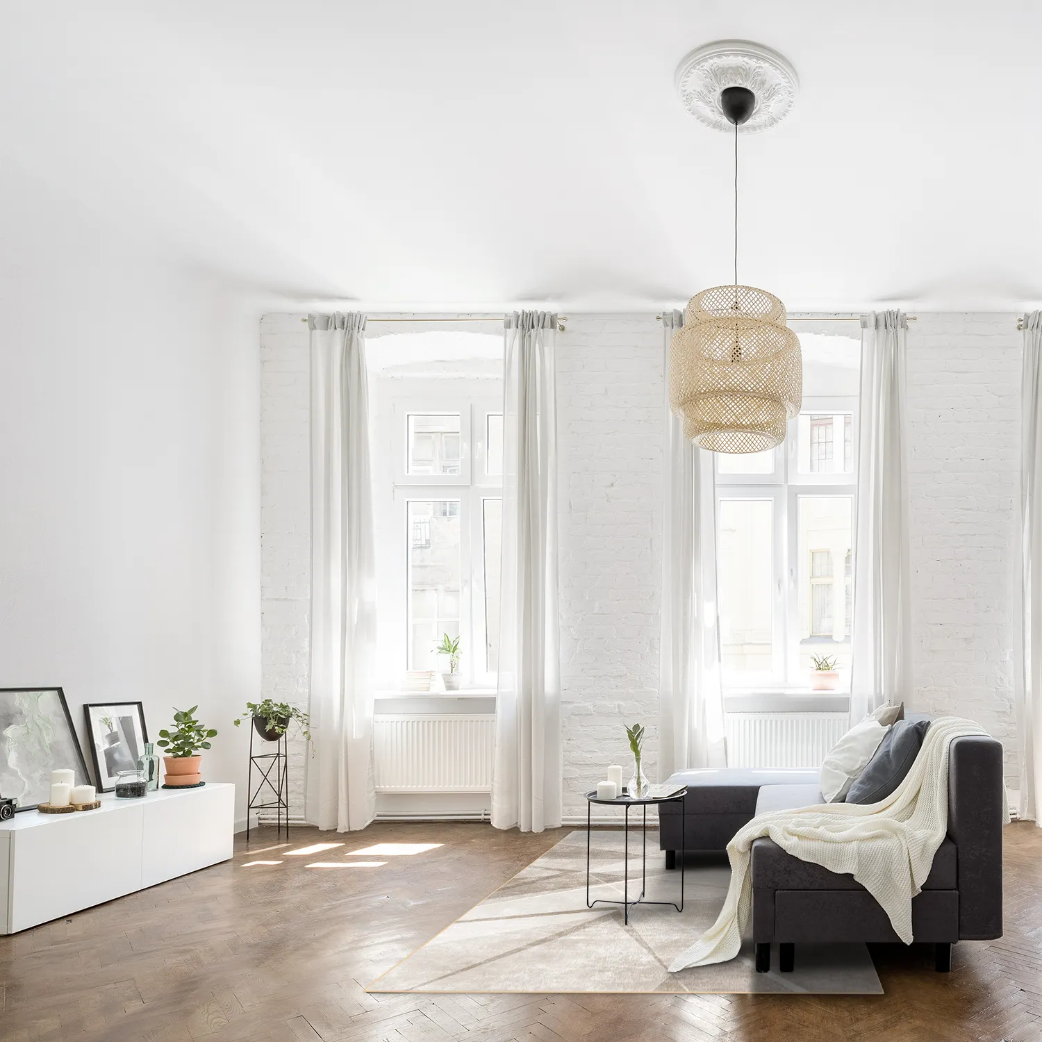 Wilton-tæppe - Lavinia (beige/multi)