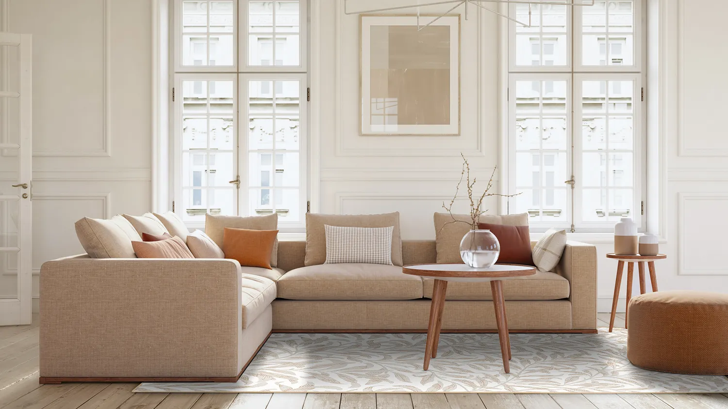 Wilton-tæppe - Dolores (beige)