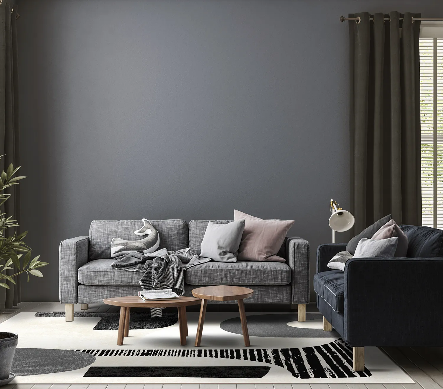 Wilton-tæppe - Suki (beige/sort)