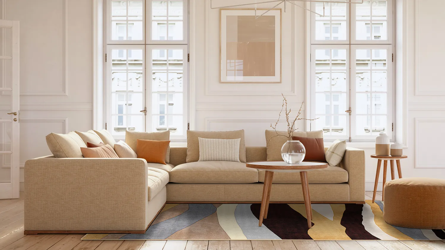 Wilton-tæppe - Delia (multi)