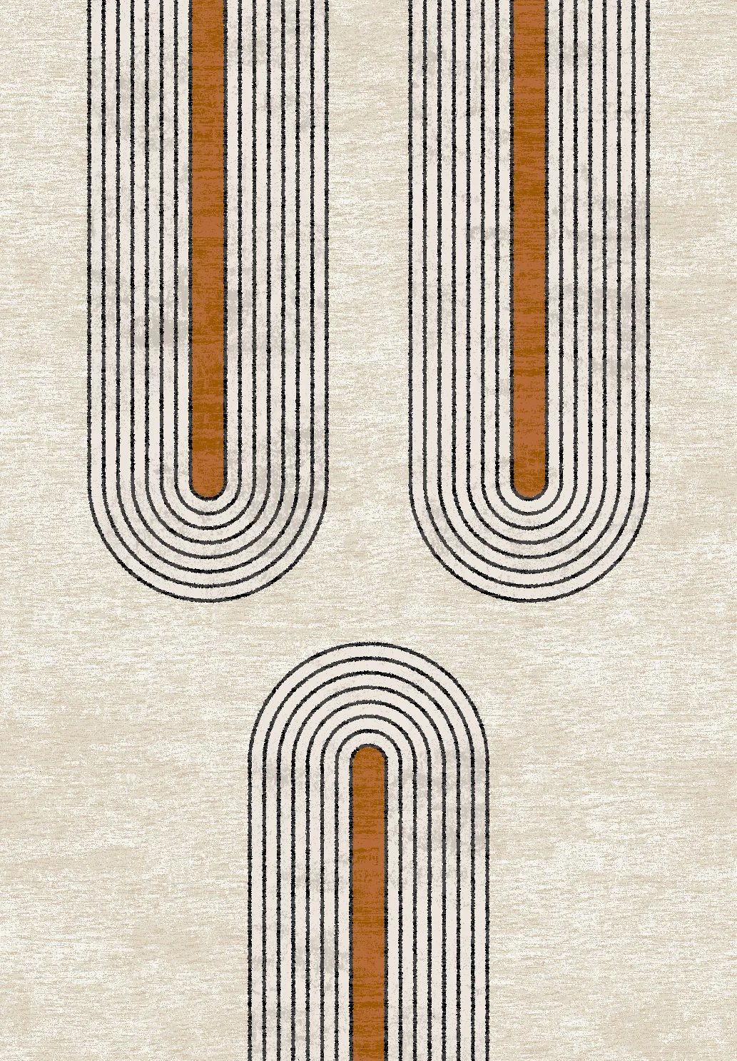 Wilton-tæppe - Larissa (beige/multi)