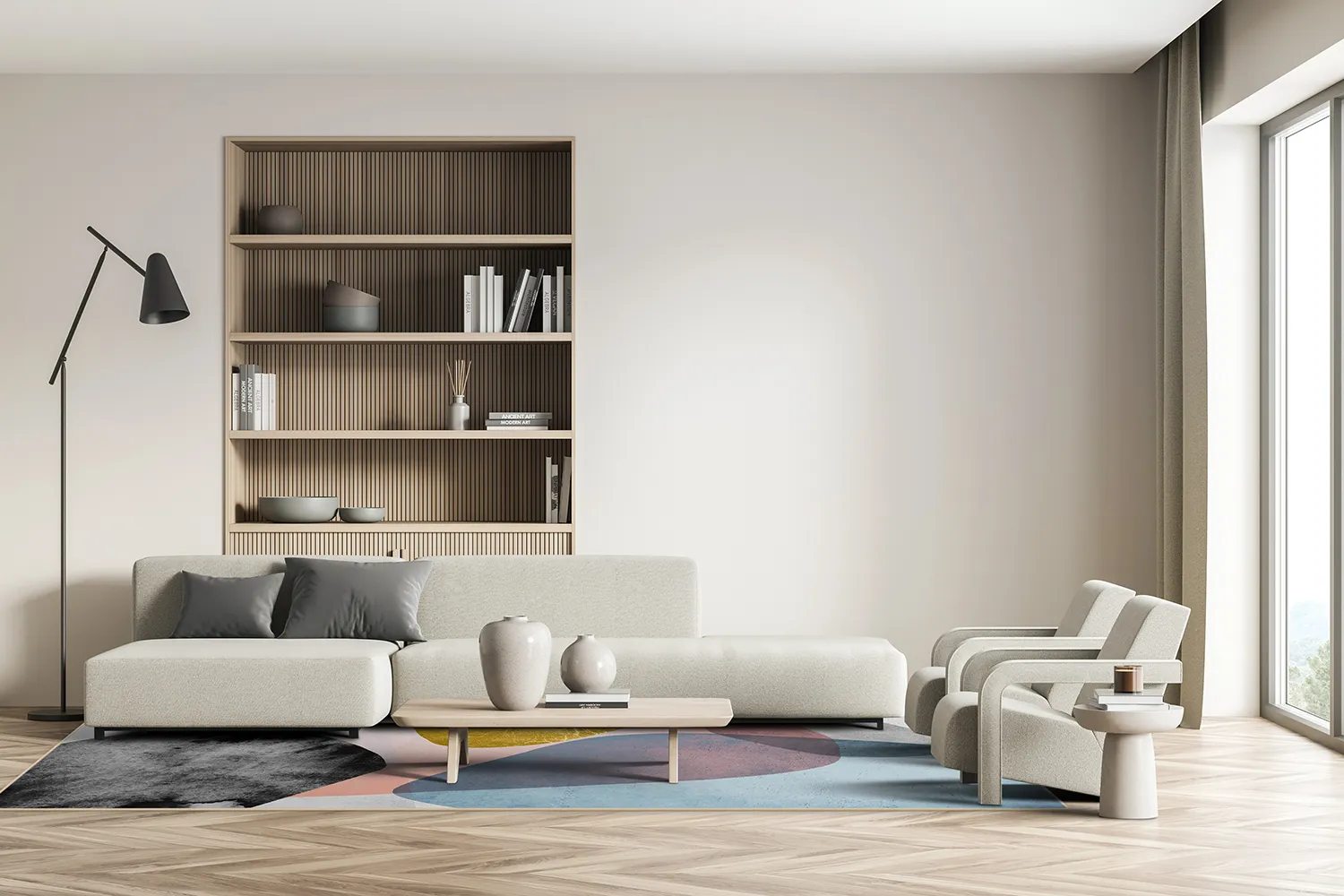 Wilton-tæppe - Nixie (multi)