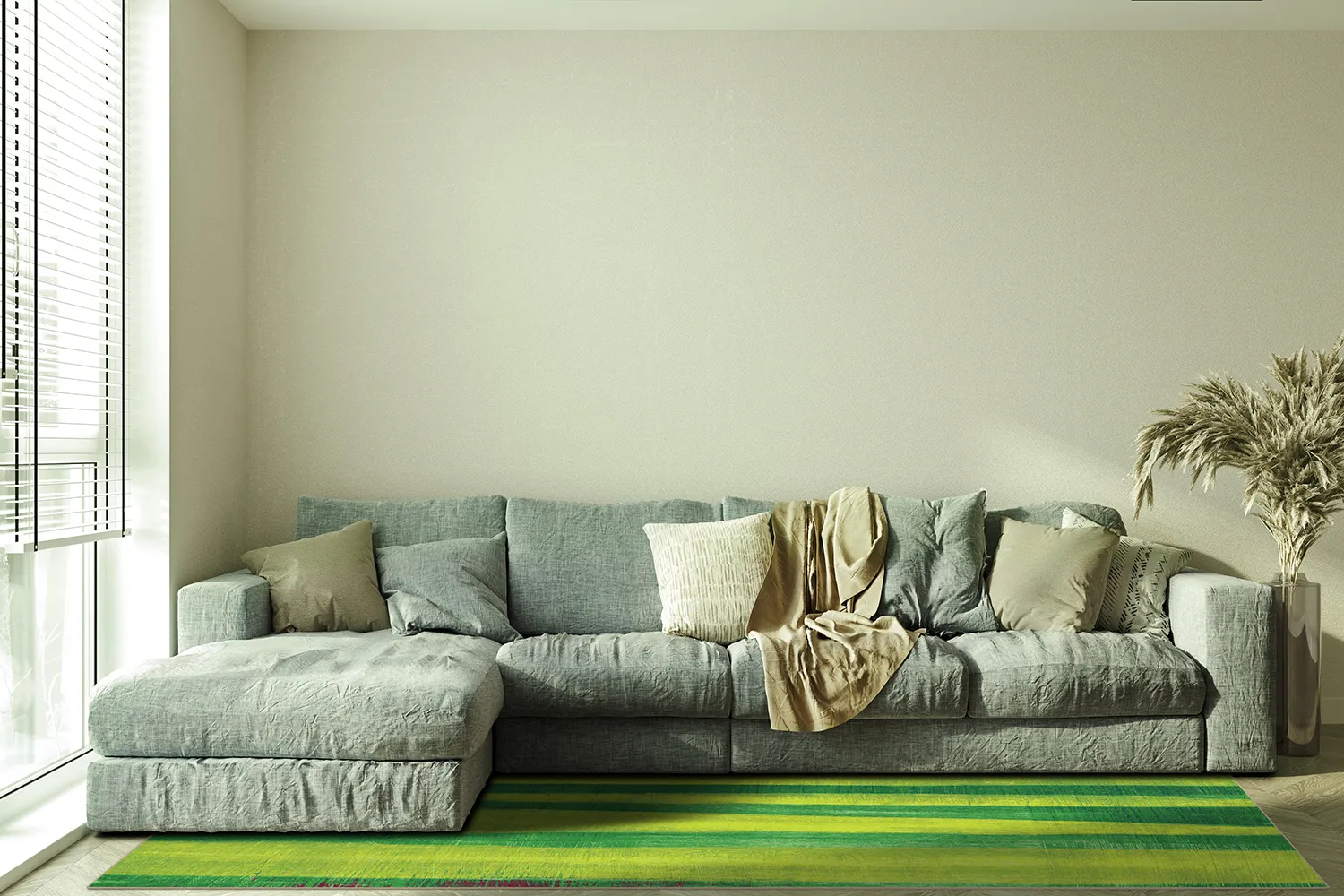 Wilton-tæppe - Clio (grøn)